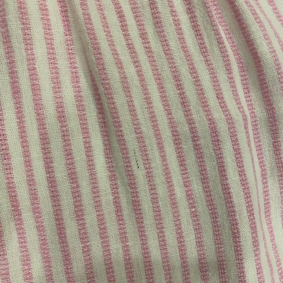 Alexis Pink Striped Mini Dress Summer Spring Women's Size 1X With Belt & Pockets - Picture 9 of 10